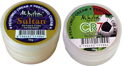 Al Hiba SULTAN CR7 Premium Long Lasting Perfumed Deodorant Cream || Pack of 2 Perfume  -  10 ml(For Men & Women)