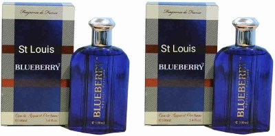 St. Louis BLUE BERRY Combo Perfume 100ml ( Pack of 2 ) Eau de Parfum  -  200 ml(For Men & Women)