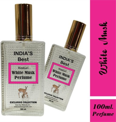 INDRA SUGANDH BHANDAR White Kasturi Musk Freshen up your Mind With Light & Musky Eau de Parfum  -  100 ml(For Men & Women)