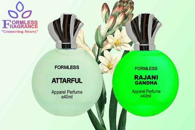 FORMLESS 2 Combo Attarful & Rajani Gandha Eau de Parfum  -  80 ml(For Men & Women)