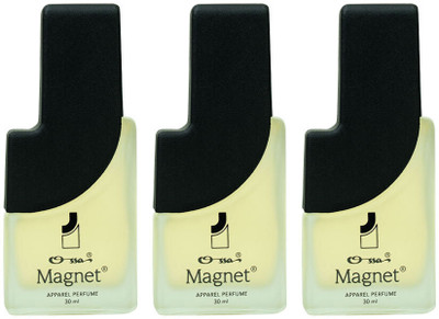 OSSA Magnet Apparel Perfume 30ml Pack of 3 With Musky And Ambery Notes Long Lasting Eau de Parfum  -  90 ml(For Men & Women)