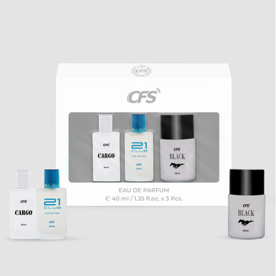 CFS EDP Perfume Set Long-Lasting Fragrance gift for him / brother Eau de Parfum  -  120 ml(For Men & Women)