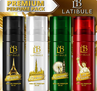 Latibule Luxury Perfume Gift Set Pack For Women,Organic Perfume Eau De Parfum – 240 Ml  (For Men & Women) For Rs. 226 @ 89 %