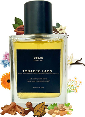 Logan Tobacco Laos | Rich Blend of Tobacco, Vanilla & Warm Spiced Sweetness Extrait De Parfum  -  50 ml(For Men)