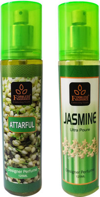 FORMLESS Attarful 125ml perfume 1pc. and Jasmine 125ml perfume 1pc. Perfume  -  250 ml(For Men & Women)