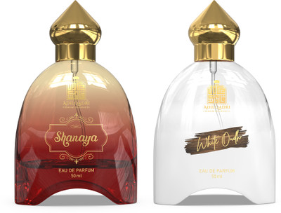 Adilqadri Shanaya,White Oudh Perfume Long Lasting Scent Pack of 2-50ML Each Eau de Parfum  -  100 ml(For Men & Women)