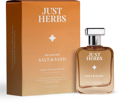Just Herbs Relaxing Salt & Sand Eau De Parfumr LongLasting Eau de Parfum - 50 ml(For Men & Women)