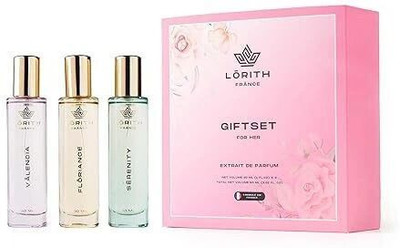 Lorith France Floriance Serenity Valencia - 30ml x 3 Eau de Parfum  -  90 ml(For Men)