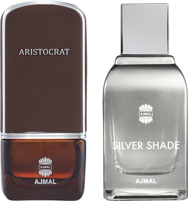 Ajmal Aristocrat EDP 75ml for Men and Silver Shade EDP 100ml for Men Eau de Parfum  -  175 ml(For Men)