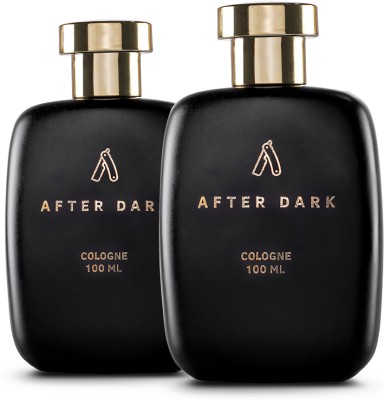 USTRAA After Dark Cologne - 100 ml x 2 | Ideal for night occasions | Long-lasting Perfume  -  200 ml(For Men)