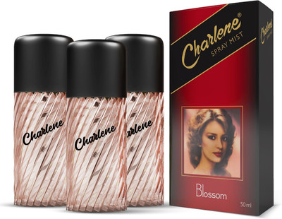 Charlene Spray Mist Blossom 3pcs (50ml each) Perfume  -  150 ml(For Men & Women)