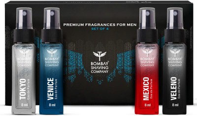 BOMBAY SHAVING COMPANY Premium Perfume Gift Set 4 x 8 ml| Long Lasting Fragrance Eau de Parfum  -  32 ml(For Men)