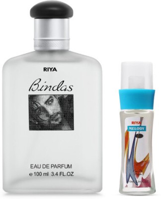 RIYA BINDAS by For Men Eau De Parfum Spray with 10 ML Melody Sea Green Perfume Eau de Parfum  -  110 ml(For Men & Women)