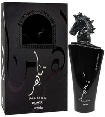 Lattafa 100ml edp maahir black Eau de Parfum  -  100 ml(For Men & Women)