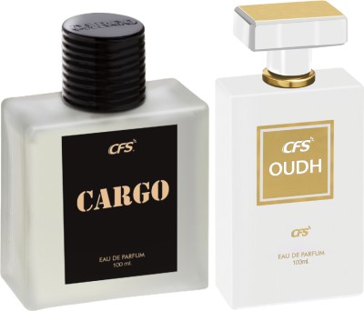 CFS Cargo Black & Pure Heart Blue EDP Long Lasting Luxury Perfume Eau de Parfum  -  200 ml(For Men & Women)