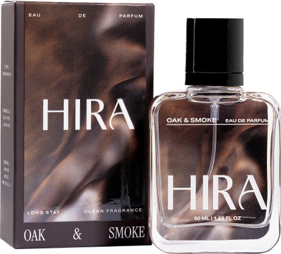HIRA Oak & Smoke Long Lasting Perfume with Leather & Cardamom Fragrance|Gifts Eau de Parfum - 50 ml(For Men)