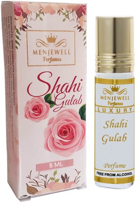 Menjewell Shahi Gulab Eau de Parfum  -  8 ml(For Men & Women)