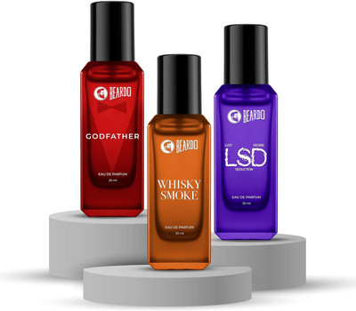 BEARDO GodFather, Whisky Smoke & LSD Perfume EDP| Strong & Long Lasting | Woody & Musky Eau de Parfum - 60 ml(For Men)