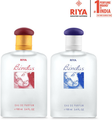 RIYA Bindas Red & Blue Perfume | Unique Blends of Lavender & Aromatic Eau de Parfum  -  200 ml(For Men)