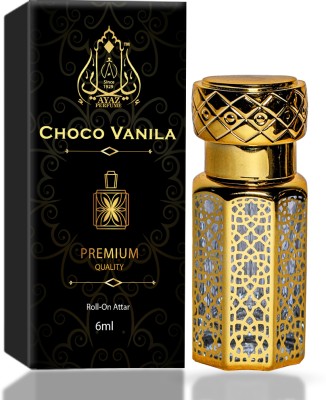 Ayaz Choco Vanila Attar Perfume | Long-Lasting, Alcohol-Free Fragrance Essential Oil Floral Attar(Woody, Chocolate, Floral, Spicy)