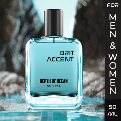 BRIT ACCENT High Street|Depth of Ocean| Long-Lasting|Premium |Specially Currated for Unisex| Eau de Toilette - 50 ml(For Men & Women)