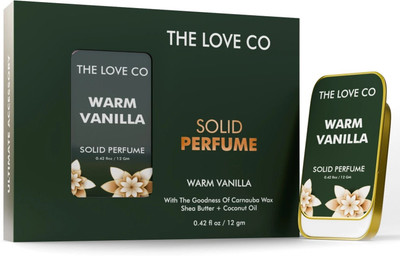 The Love Co Warm Vanilla Alcohol-Free Solid Perfume - Perfume  -  12 ml(For Men & Women)