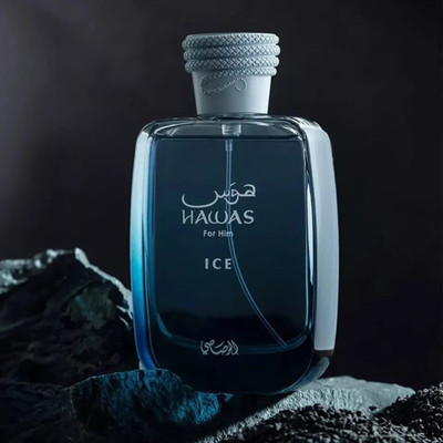 RASASI Hawas Ice | Refreshing Men's Perfume | Cool & Invigorating Fragrance Eau de Parfum  -  100 ml(For Men)