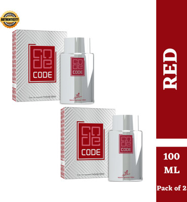 tfz Code Red Apparel Perfume 100 ML Each (Pack of 2) Perfume  -  200 ml(For Men & Women)