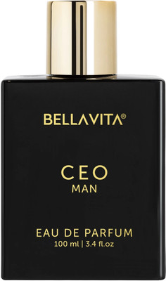 BELLAVITA CEO MAN Eau De Parfum,Long Lasting Notes of Tonka,Agarwood & Ambergris Perfume  -  100 ml(For Men)