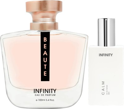 INFINITY Beaute 100ml & Calm 25ml Long Lasting Perfume Eau de Parfum  -  125 ml(For Men & Women)