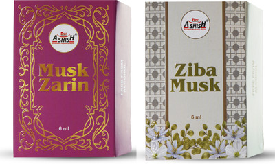 DEVASHISH Musk and Ziba Musk 6ml Each (Pack of 2) Perfume  -  12 ml(For Men & Women)