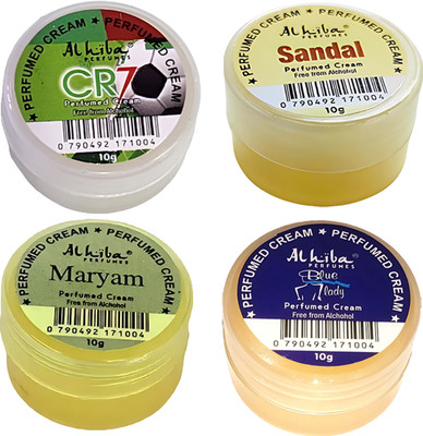 Al Hiba CR7 SANDAL MARYAM BLUE-LADY Long Lasting Perfumed Body Cream || 2pc Perfume  -  10 ml(For Men & Women)