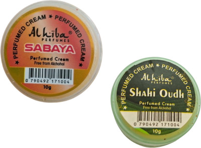 Al Hiba Perfumed Cream SABAYA & SHAHI OUDH combo | 10gm | Pack of 2 Perfume  -  20 ml(For Men & Women)