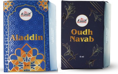 DEVASHISH Aladdin and Oudh Navab 6ml Each (Pack of 2) Perfume  -  12 ml(For Men & Women)