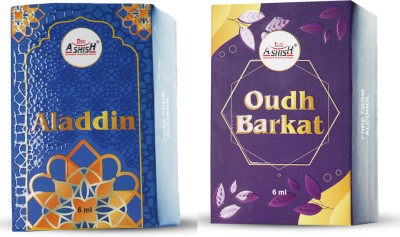 DEVASHISH Aladdin and Oudh 6ml Each (Pack of 2) Perfume  -  12 ml(For Men & Women)