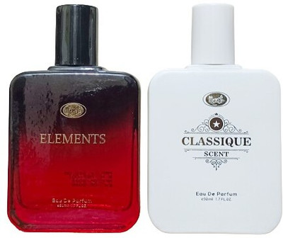 MONET ELEMENTS PERFUME 50 ML AND CLASSIC PERFUME 50 ML Eau de Parfum  -  100 ml(For Men & Women)