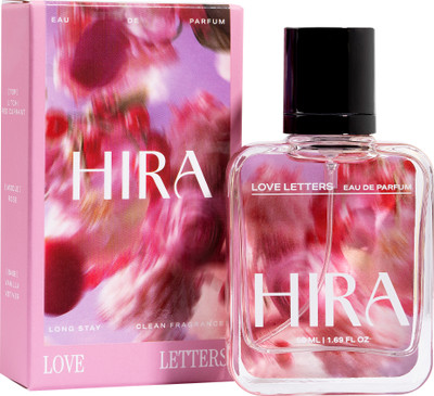 HIRA Love Letters Perfume | Long Lasting Fragrance Fruity Floral & Vanilla Scent Eau de Parfum - 50 ml(For Women)