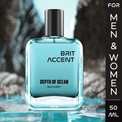 BRIT ACCENT High Street|Depth of Ocean| Long-Lasting|Premium |Specially Currated for Unisex| Eau de Toilette - 50 ml(For Men & Women)