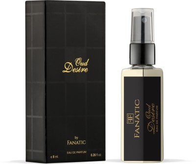 FANATIC Oud Desire Woody Long Lasting Fragrance Oudh Rose Pocket Perfume Travel Size Eau de Parfum  -  8 ml(For Men & Women)