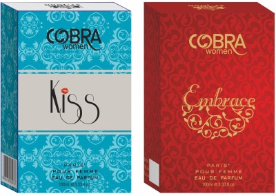 ST-JOHN Cobra Kiss 100ML & Cobra Embrace 100ML Long Lasting Perfume Eau de Parfum  -  200 ml(For Men & Women)