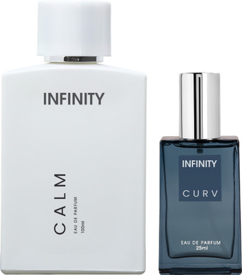 INFINITY Calm 100ml & Curv 25ml Long Lasting Perfume Eau de Parfum  -  125 ml(For Men & Women)