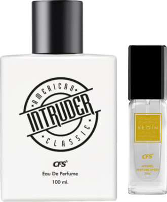 CFS Intruder White 100ml & Begin Gold 25ml Long Lasting Perfume Eau de Parfum  -  125 ml(For Men & Women)