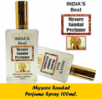 INDRA SUGANDH BHANDAR Shahi Mysore Sandal|Chandan Original & Pure Attar Eau de Parfum  -  100 ml(For Men & Women)