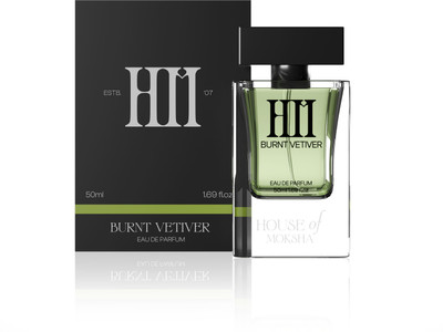 HOM House of Moksha Burnt Vetiver Eau De Parfum – Unisex Perfume, 50ml | A Bold Blend of Anise Eau de Parfum  -  50 ml(For Men & Women)