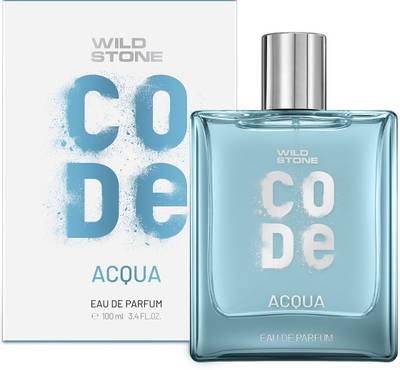 Wild Stone CODE Acqua Long Lasting Perfume for Men, Eau de Parfum  -  100 ml