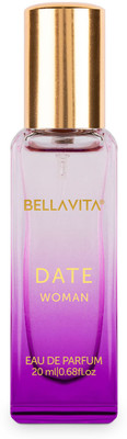 Bellavita Date Perfume for Women|Notes of Pink Pepper, Red Fruits| Eau de Parfum - 20 ml(For Women)