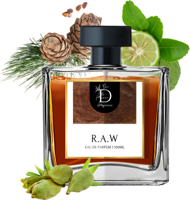 DIONII R.A.W. Mens Long Lasting Cedar Fragrance With Cedar & Bergamot, 100 ML Eau de Parfum  -  100 ml(For Men)