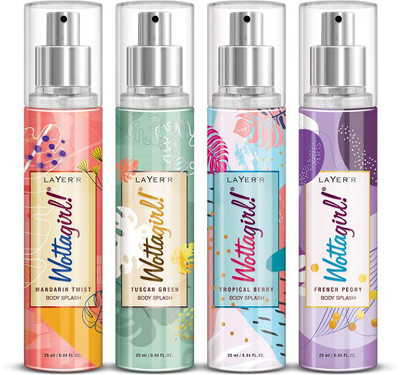 LAYER'R Body Splash Combo(4 Items in the set)