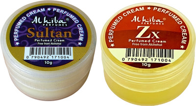 Al Hiba SULTAN ZX Premium Long Lasting Perfumed Deodorant Cream || Pack of 2 Perfume  -  10 ml(For Men & Women)