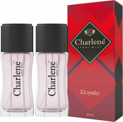 Charlene Spray Mist Royale 2pcs (30ml each) Perfume  -  60 ml(For Men & Women)